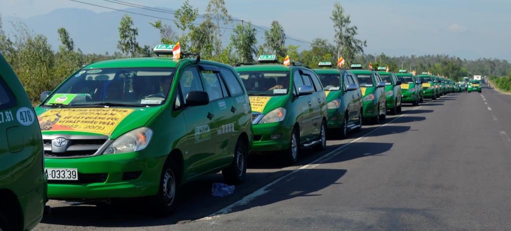 Taxi Mai Linh in Mui Ne - getting around mui ne